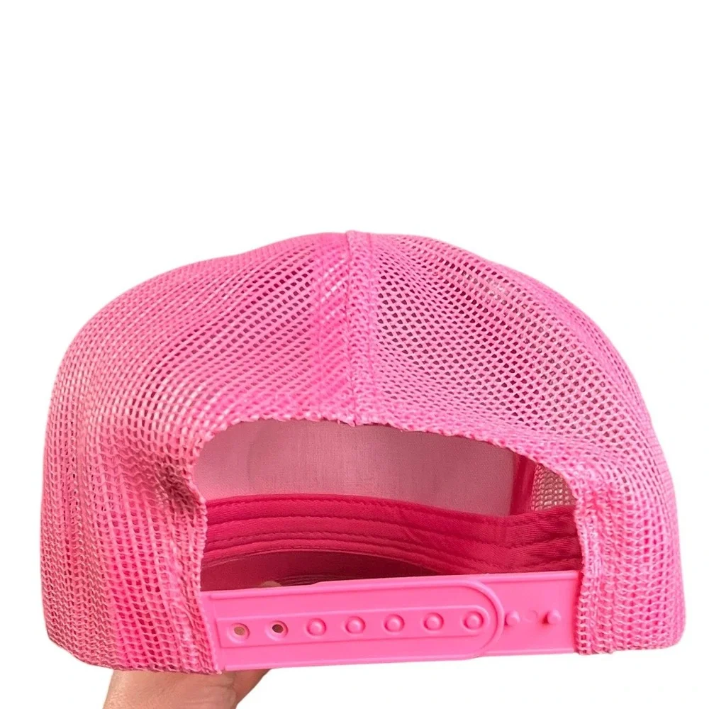Bass Pro Shops Pink Trucker Hat Cap Mesh Snapback Adjustable Cap Unisex‎